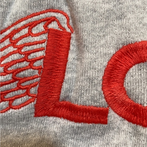 LAUREN MOSHI Renee Pullover Hoodie W Pockets with Love Wings Embroidery - Picture 5 of 12
